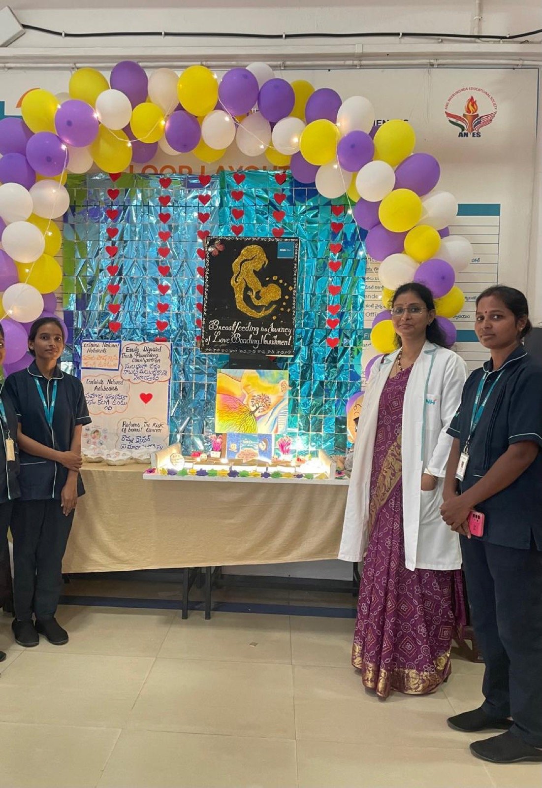 Breastfeeding awareness event at NRIIMS