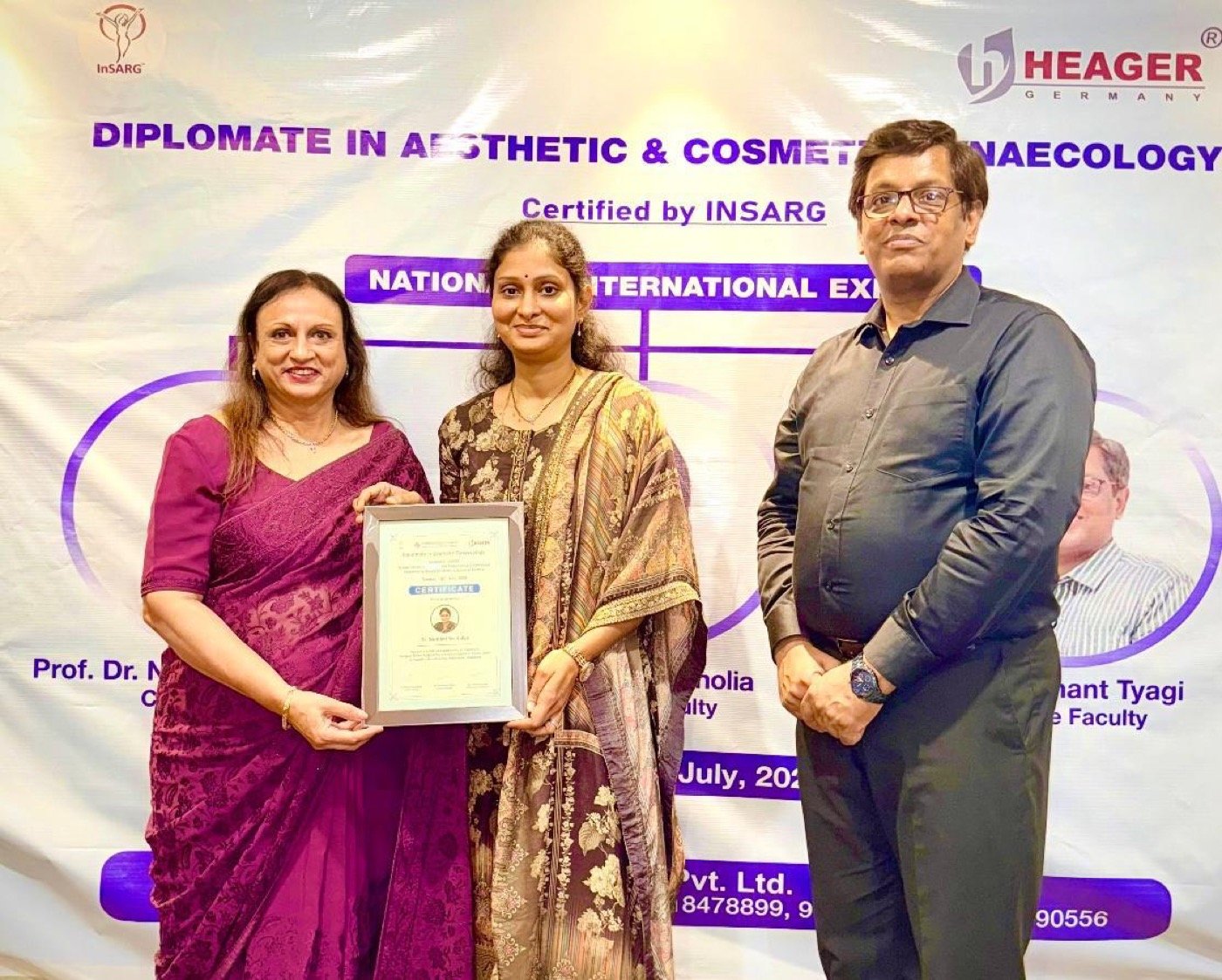 Diplomate, Aesthetic & Cosmetic Gynaecology - INSARG